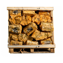 40 Sacs de Bois d’Aulne Sec – Bûches 25 cm – 8 kg par sac